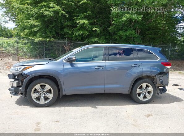 5TDDZRFH7JS809759 2018 TOYOTA HIGHLANDER Blue 