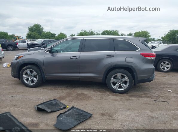 5TDDZRFH7JS853860 2018 TOYOTA HIGHLANDER Gray Панорамний вид салону 360°