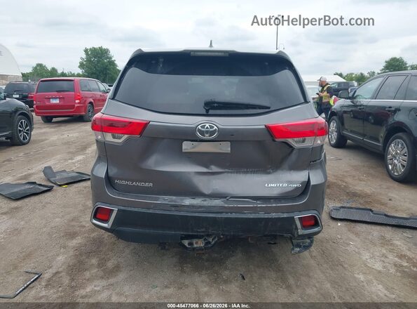 5TDDZRFH7JS853860 2018 TOYOTA HIGHLANDER Gray 