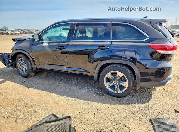 5TDDZRFH7KS740072 2019 TOYOTA HIGHLANDER Black Rear left