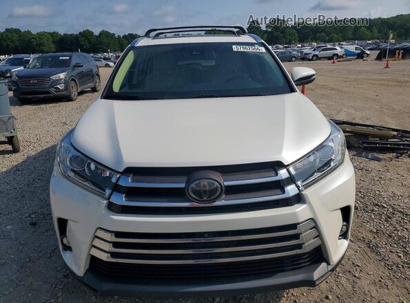 5TDDZRFH7KS977595 2019 TOYOTA HIGHLANDER White Դիմացի տեսք