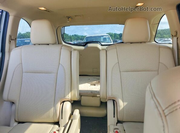 5TDDZRFH7KS977595 2019 TOYOTA HIGHLANDER White Հետևի նստատեղերի տեսք