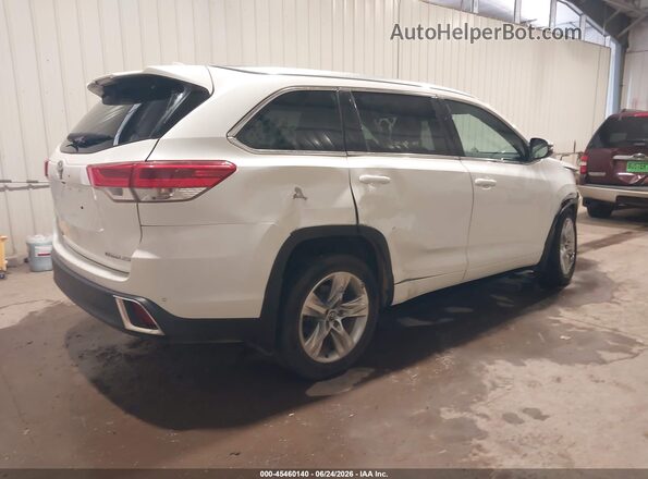 5TDDZRFH8JS801444 2018 TOYOTA HIGHLANDER White Trasero derecho