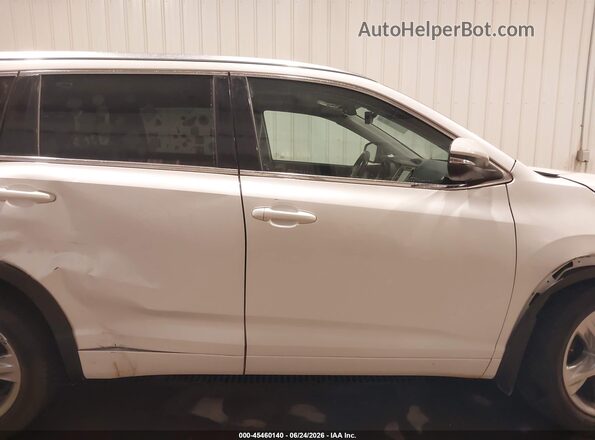 5TDDZRFH8JS801444 2018 TOYOTA HIGHLANDER White Vista interior trasera