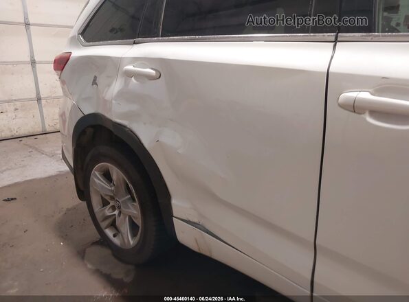 5TDDZRFH8JS801444 2018 TOYOTA HIGHLANDER White 