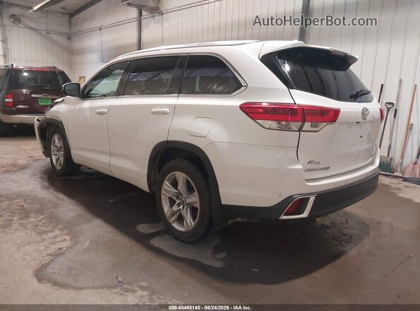 5TDDZRFH8JS801444 2018 TOYOTA HIGHLANDER White Trasero izquierdo