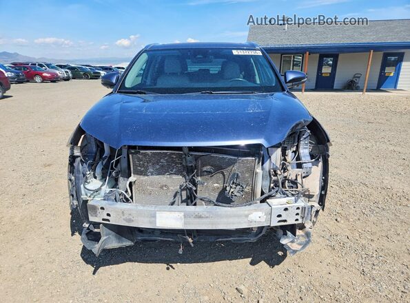 5TDDZRFH8JS850644 2018 TOYOTA HIGHLANDER Blue Դիմացի տեսք