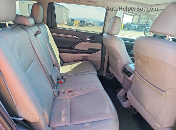 5TDDZRFH8JS850644 2018 TOYOTA HIGHLANDER Blue Սալոնի հետևի տեսք