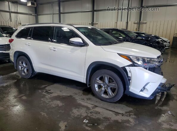5TDDZRFH9JS831715 2018 TOYOTA HIGHLANDER White Przód prawy