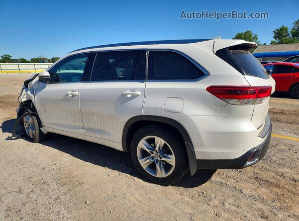 5TDDZRFHXHS424058 2017 TOYOTA HIGHLANDER White უკანა მარცხენა
