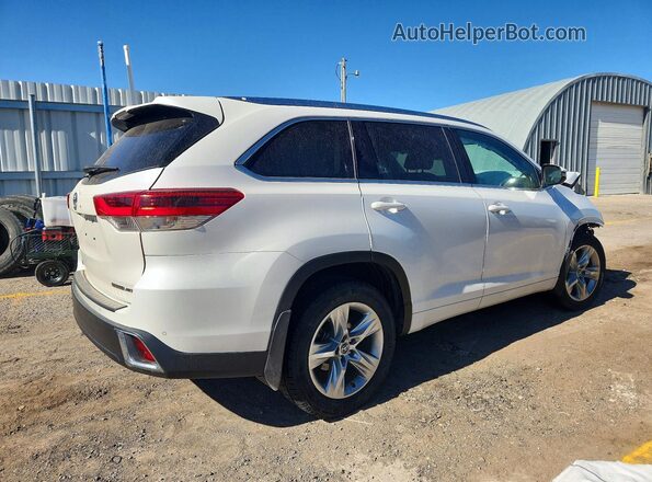 5TDDZRFHXHS424058 2017 TOYOTA HIGHLANDER White უკანა მარჯვენა