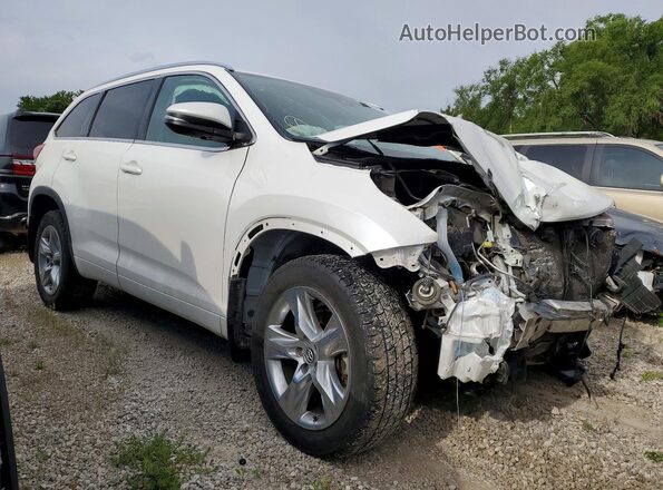 5TDDZRFHXHS424058 2017 TOYOTA HIGHLANDER White წინა მარჯვენა