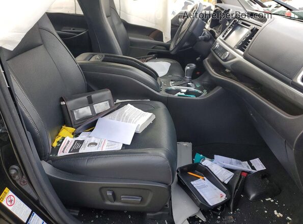 5TDDZRFHXJS865890 2018 TOYOTA HIGHLANDER Black Vista interior delantera