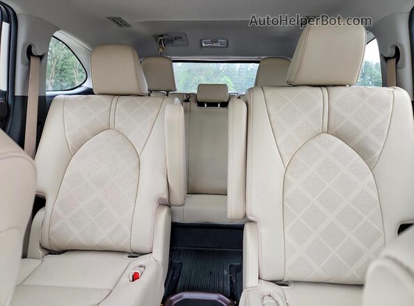 5TDEBRCH7LS012007 2020 TOYOTA HIGHLANDER White Widok tylnych siedzeń