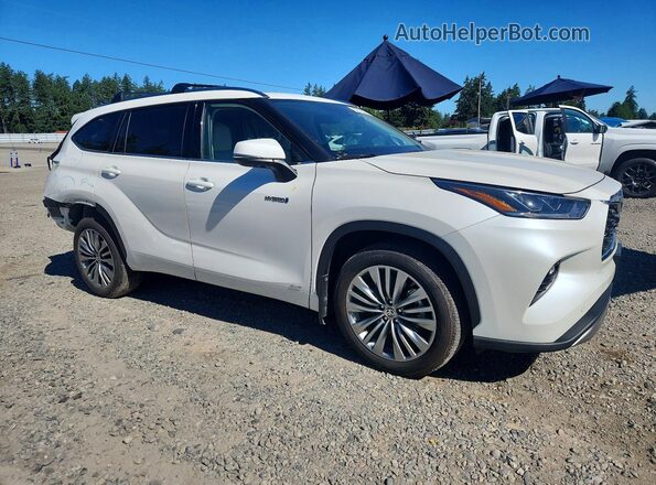 5TDEBRCH7LS012007 2020 TOYOTA HIGHLANDER White Przód prawy
