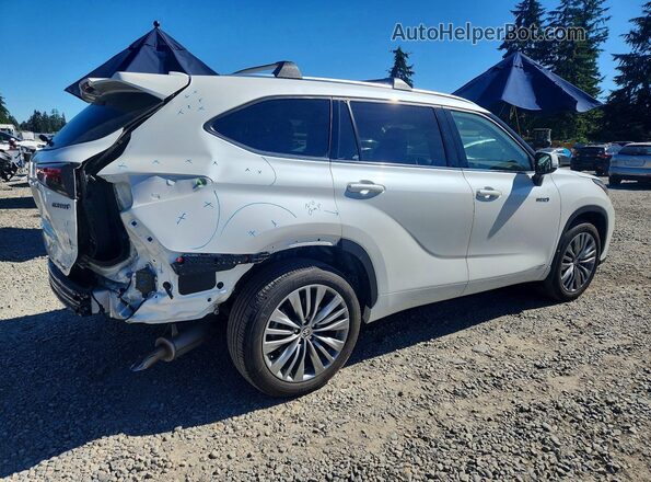 5TDEBRCH7LS012007 2020 TOYOTA HIGHLANDER White Tył prawy