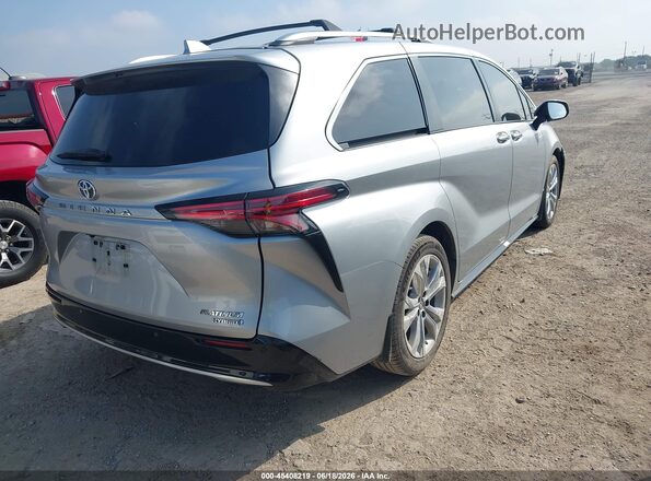 5TDERKEC0NS113154 2022 TOYOTA SIENNA Silver Trasero derecho