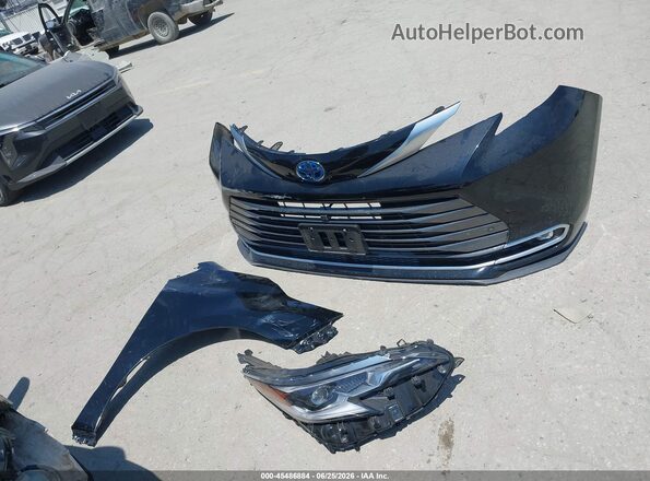5TDERKEC2MS006220 2021 TOYOTA SIENNA Black Vista del cuadro de instrumentos