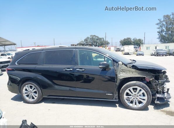 5TDERKEC2MS006220 2021 TOYOTA SIENNA Black Vista interior de 360 grados