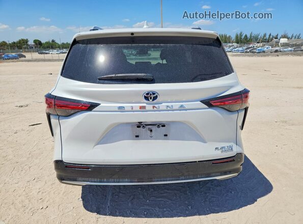 5TDERKEC3NS088380 2022 TOYOTA SIENNA White უკანა ხედი