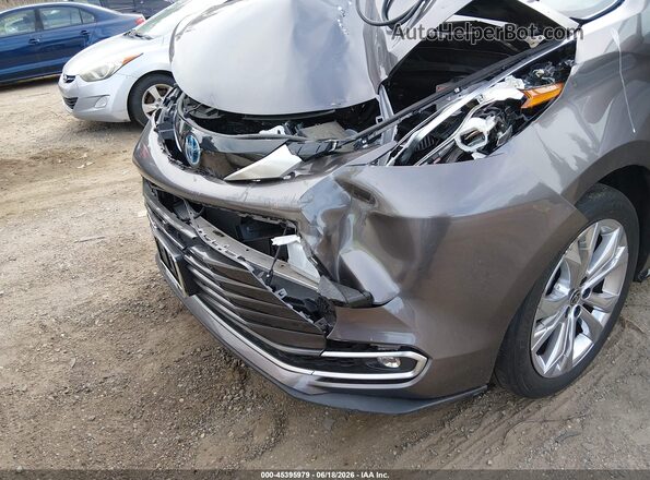 5TDERKEC4NS085715 2022 TOYOTA SIENNA Gray Vista frontal
