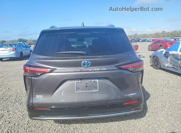 5TDERKEC4SS284680 2025 TOYOTA SIENNA Charcoal Vista trasera