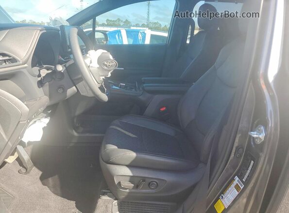 5TDERKEC4SS284680 2025 TOYOTA SIENNA Charcoal Vista interior delantera