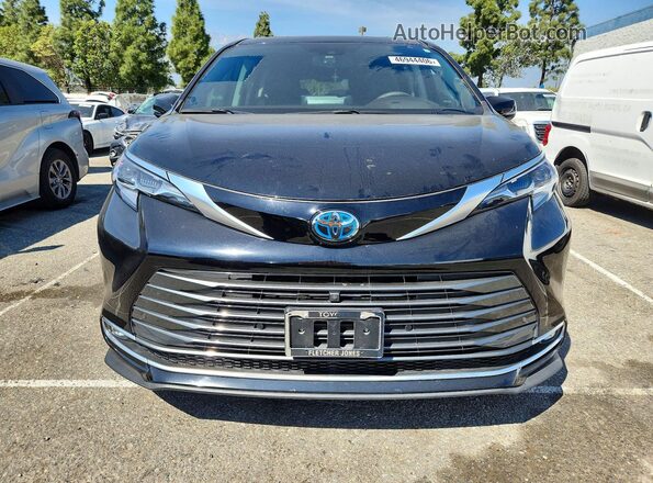 5TDERKEC5RS185943 2024 TOYOTA SIENNA Black წინა ხედი