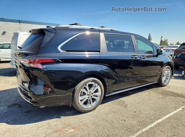 5TDERKEC5RS185943 2024 TOYOTA SIENNA Black უკანა მარჯვენა