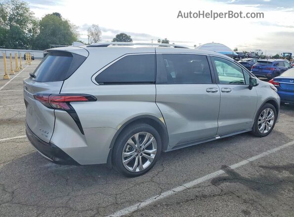 5TDERKEC6MS022615 2021 TOYOTA SIENNA Серебряный 