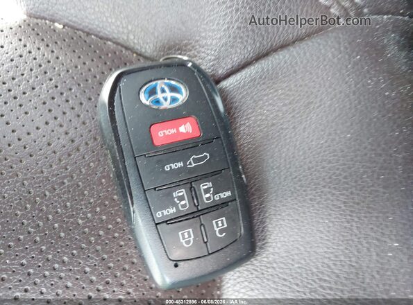5TDERKEC8MS003788 2021 TOYOTA SIENNA Black წინა პანელის ხედი