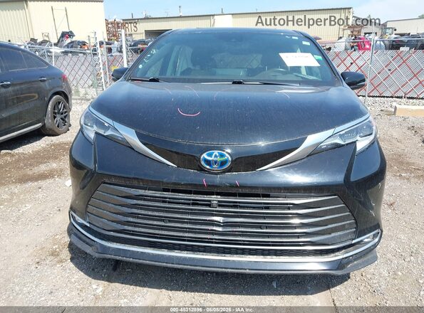 5TDERKEC8MS003788 2021 TOYOTA SIENNA Black ხელსაწყოთა პანელის ხედი