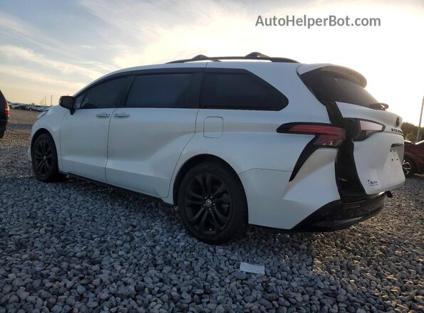 5TDERKEC8NS089329 2022 TOYOTA SIENNA White Trasero izquierdo