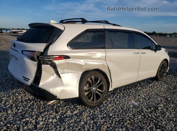 5TDERKEC8NS089329 2022 TOYOTA SIENNA White Trasero derecho