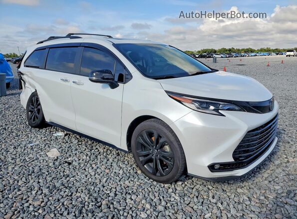 5TDERKEC8NS089329 2022 TOYOTA SIENNA White Delantero derecho