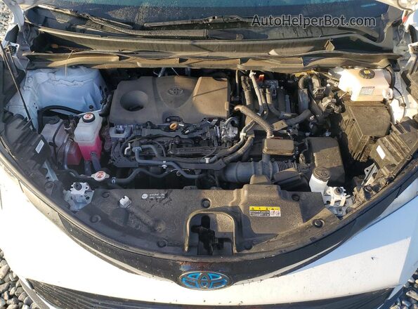 5TDERKEC8NS089329 2022 TOYOTA SIENNA White Vista del compartimento del motor