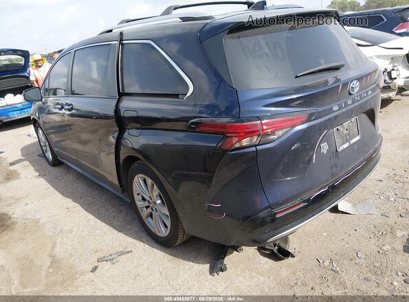 5TDERKEC9MS021457 2021 TOYOTA SIENNA Blue Задня ліва чверть