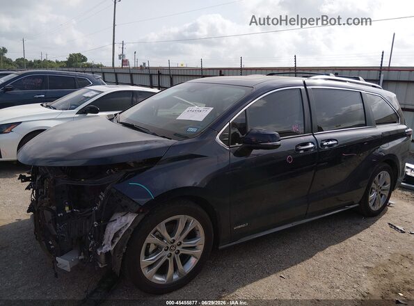 5TDERKEC9MS021457 2021 TOYOTA SIENNA Blue 