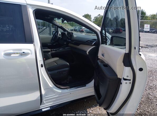 5TDERKECXSS254101 2025 TOYOTA SIENNA White Vista interior delantera