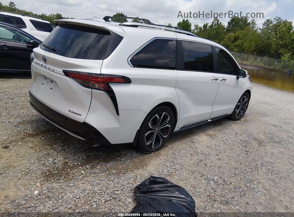 5TDERKECXSS254101 2025 TOYOTA SIENNA White Trasero derecho