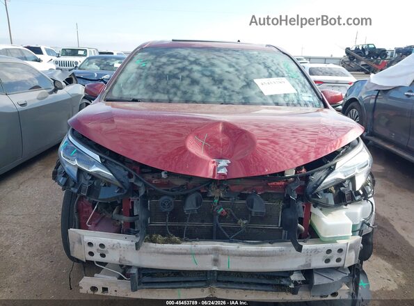 5TDESKFC0RS130772 2024 TOYOTA SIENNA Maroon უკანა სალონის ხედი