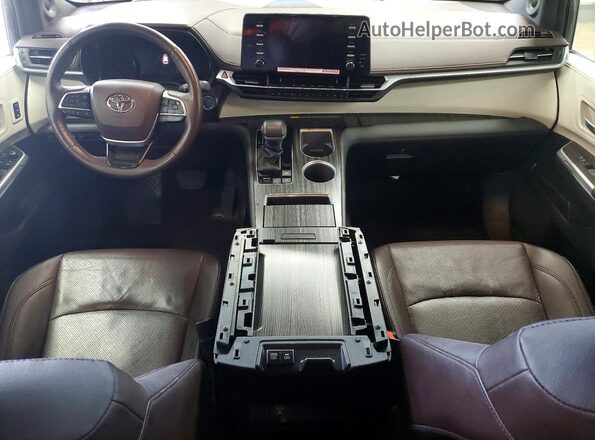 5TDESKFC0RS151511 2024 TOYOTA SIENNA Gray Vista del salpicadero