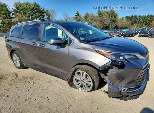 5TDESKFC2RS151087 2024 TOYOTA SIENNA Gray Przód prawy