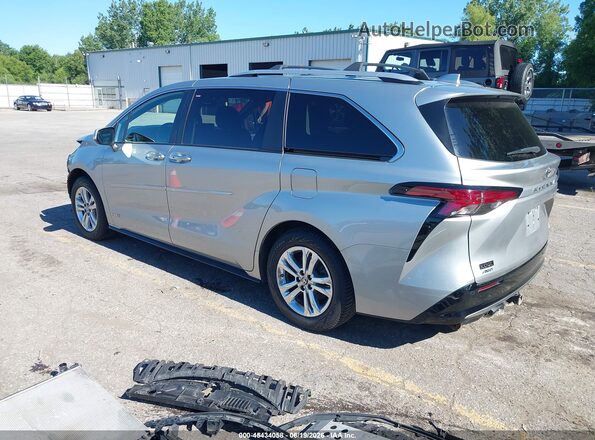 5TDESKFC5MS009485 2021 TOYOTA SIENNA Silver Հետևի ձախ