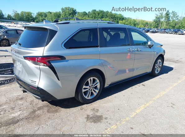 5TDESKFC5MS009485 2021 TOYOTA SIENNA Silver Հետևի աջ