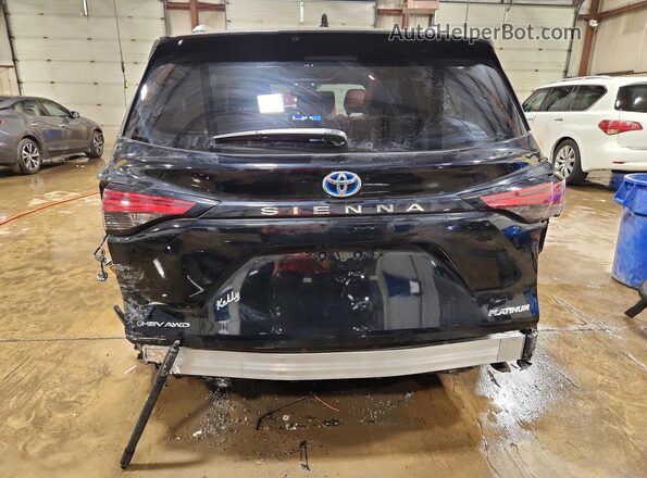 5TDESKFC6SS164317 2025 TOYOTA SIENNA Black Widok z tyłu