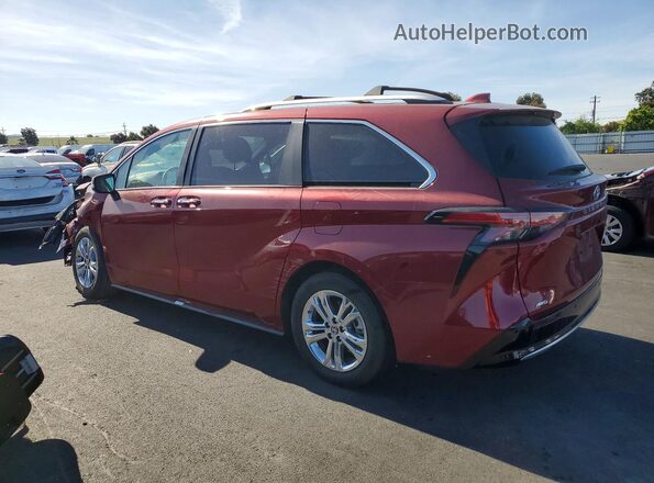 5TDESKFC8PS085125 2023 TOYOTA SIENNA Red Задня ліва чверть