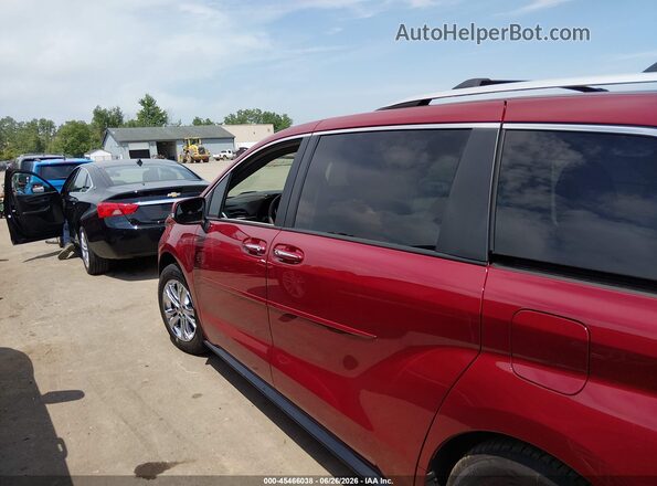 5TDESKFC8RS135671 2024 TOYOTA SIENNA Red Widok wnętrza 360 stopni