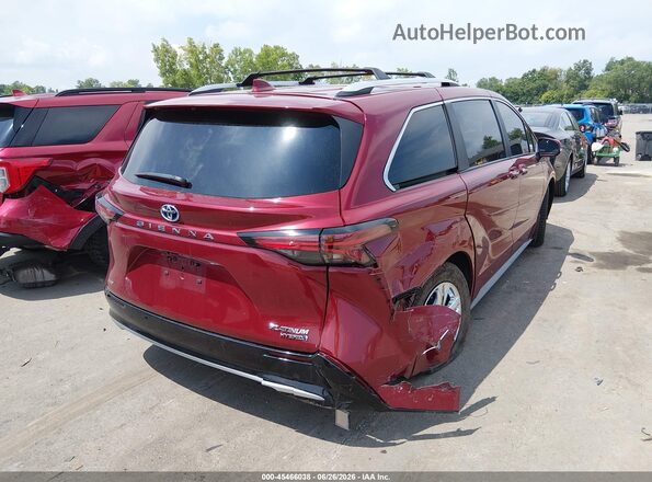 5TDESKFC8RS135671 2024 TOYOTA SIENNA Red Tył prawy