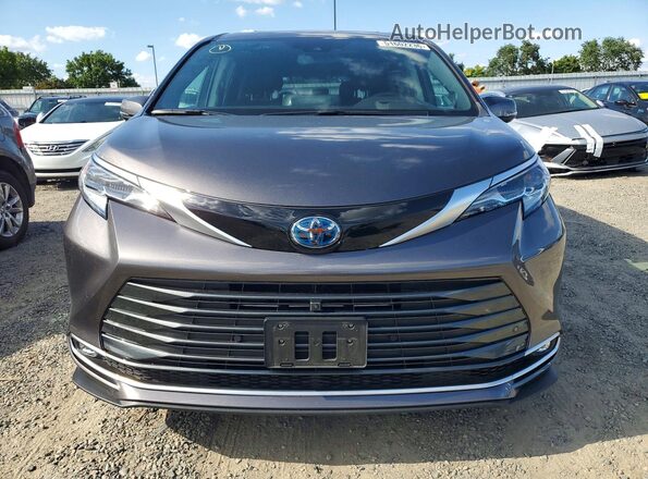 5TDESKFC9PS106211 2023 TOYOTA SIENNA Gray Vista frontal